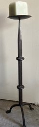 Wrought Iron Candle Stand - 2 Feet Tall