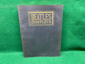 Beatles Complete Songbook. 1979 ATV Music Group. Piano And Guitar Chords. 479 Pages. Measures 9' X 12.