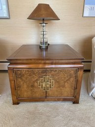 Mid Century Oriental Inspired Side/coffee Table With Bottom Storage By Raymond Sabota ?