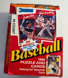 1990 Baseball Puzzle Cards