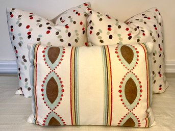 Down / Feather Festive Southwestern Throw Pillows