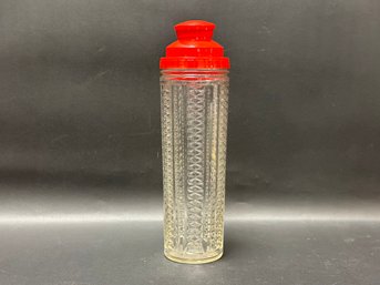 Vintage Mid-Century Cocktail Shaker, Recipe Top