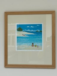 Kailua Beach Hawaii Print Signed Rosalie Prussing Numbered 89/750