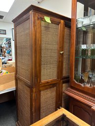 Wicker Armoire