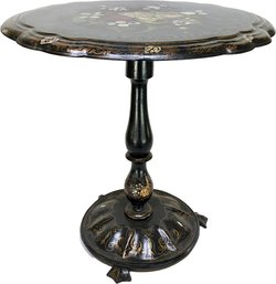 A Hand Painted Tilt Top Table By Maitland-Smith