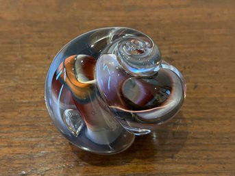 Art Glass Paperweight - Unsigned