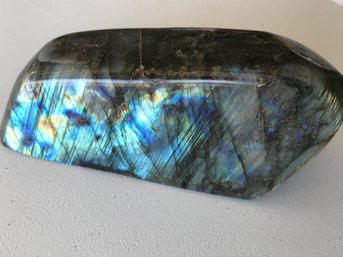 Labradorite Gem Stone, 1LB 1oz, 5 Inch