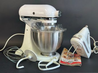 KitchenAid Classic Plus Stand Mixer & Hand Mixer