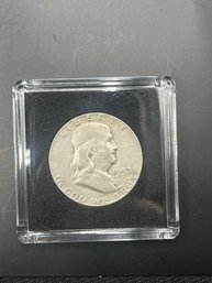 1952 Benjamin Franklin Silver Half Dollar