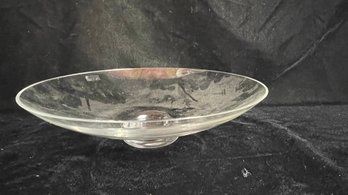 Waterford Pedestal Glass Bowl With Tag