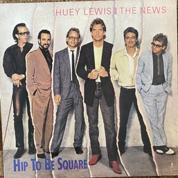 Huey Lewis And The News -   Hip To Be Square -  12' Vinyl Record 1986 - PROMO  - VERY GOOD CONDITION