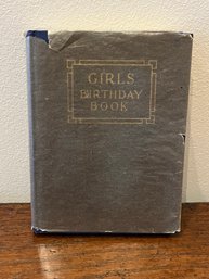 Antique 'Girls Birthday Book'  Hardcover - Copyright 1914  A Real Treasure!