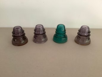 Colored Glass Insulators