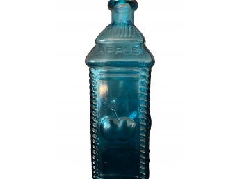 Vintage Perrines Apple Ginger Turquoise  Bottle