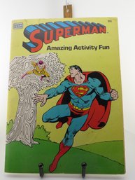 Very Rare- Superman Amazing Activity Fun Book 1983