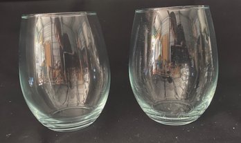 Stemless Wine Glasses (10)