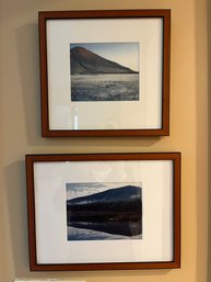 Pair Of Original Framed Giclee Prints By Ira Gavrin -  Nevada And Monadnock Reflections