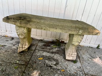 Cement Pool Side Bench