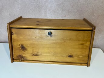 Farmhouse Style Pine Breadbox