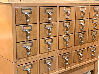 MCM Library Card Catalog