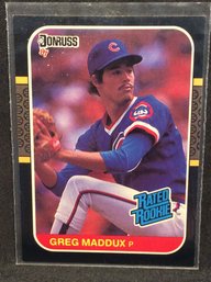 1987 Donruss Greg Maddux Rated Rookie Card - K