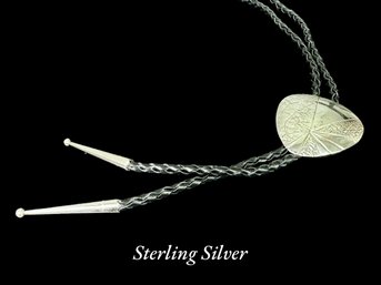 Vintage Yellowhorse Sterling Silver Bolo Tie Necklace