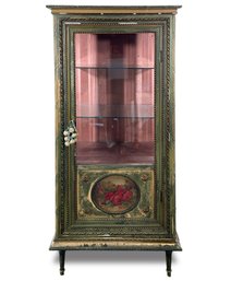 A Hand Painted French Vitrine By ABC Carpet & Home Antique Reproductions