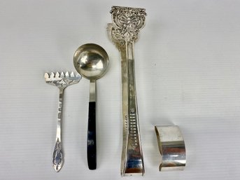 Sterling Silver Lot Including Lunt And Linda Lee Johnson