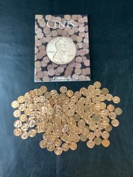 Bag Of Lincoln Memorial Cents With Bonus Harris Cent Book Included
