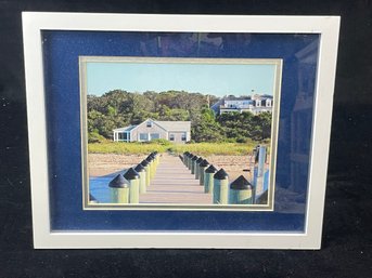 Framed Photo Of Beach House