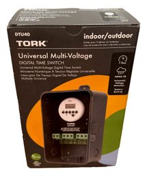 NEW! Tork Universal Multi-voltage Indoor/outdoor Digital Time Switch