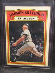 1972 Topps Harmon Killebrew In Action - K