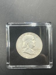 1962 Benjamin Franklin Silver Half Dollar