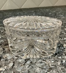 WATERFORD Crystal Overture Trinket Box With Lid