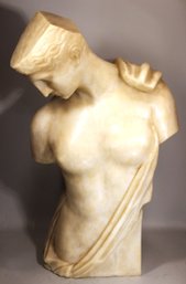 Large Antique Solid Marble Stone Carving Statue Of A Nude