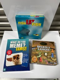 Tabletop Game Lot With Snakes & Ladders & More