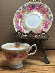 Royal Albert Serena Teacup And Saucer Vintage