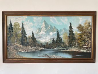 Vintage Oil On Canvas Signed By Artist.