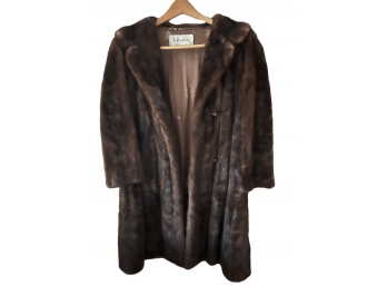 Mid Length Vintage Mink Coat- Schlosberg Portland Maine