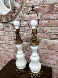 Pair Of Vintage Lamps