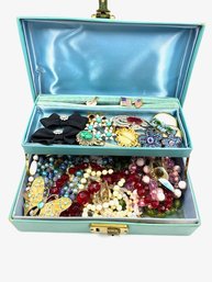 Vintage Jewelry Box - Contents