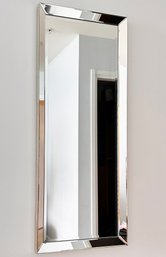 A Modern Beveled Mirror Framed Mirror By Restoration Hardware