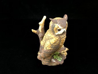 Royal Crown Owl Figurine