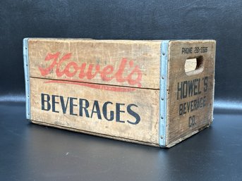 A Terrific Vintage Crate: Howel's Beverages