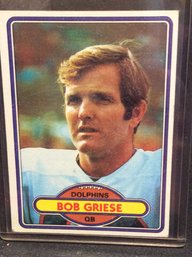 1980 Topps Bob Griese - K