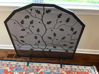 Elegant Tree Leaves Style Fireplace Screen