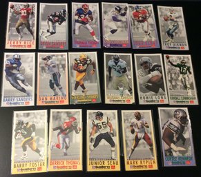 (17) 1993 McDonald's GameDay Cards With Hall Of Famers
