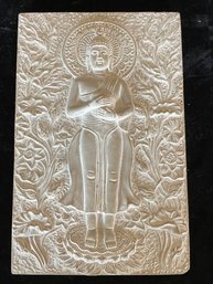 Vintage Ceramic Buddha Plaque