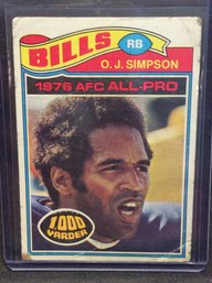 1977 Topps O.J. Simpson - K