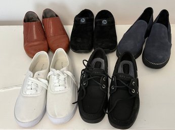 5 Pairs Of Ladies Shoes ~ Sperry, Durango, Vaneli & More ~